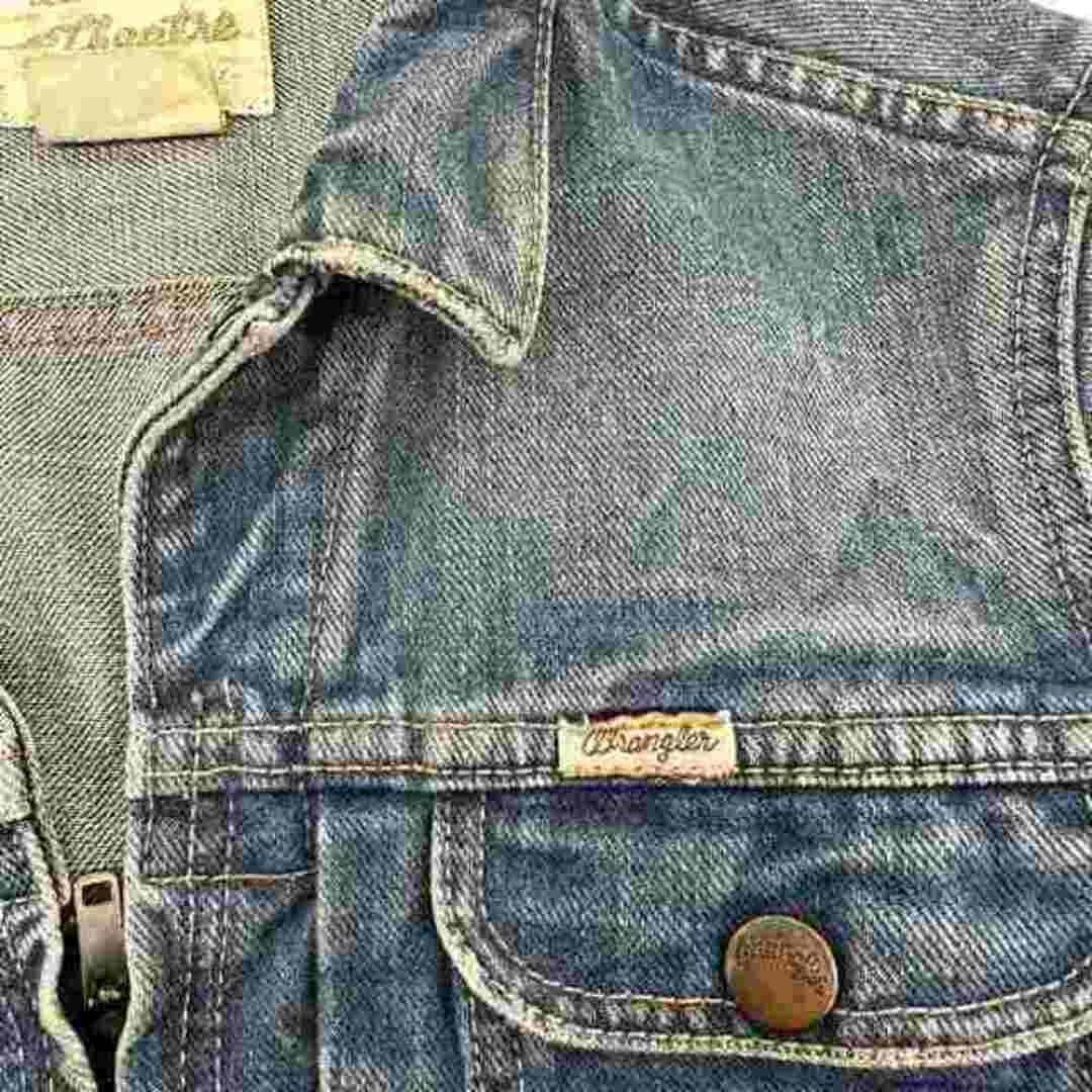 Wrangler(ラングラー)のラングラー Gジャン ジージャン デニム ジャケット S 青 ブルー レディースのジャケット/アウター(Gジャン/デニムジャケット)の商品写真