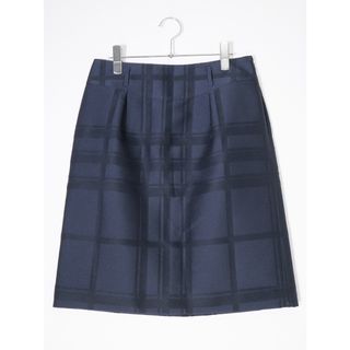 バーバリー(BURBERRY)のBURBERRY LONDONバーバリーロンドン ジャガード調シャドーチェックスカート【40】【LSKA72269】(その他)