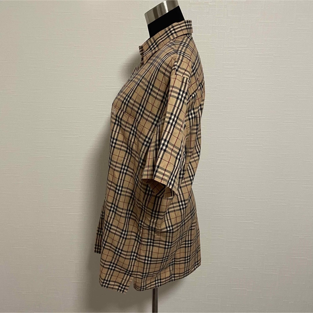 BURBERRY バーバリー　シャツ　ノバチェック 半袖 シャツ Lサイズ