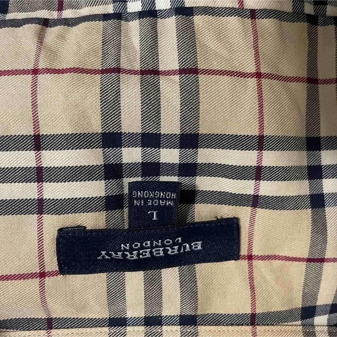 BURBERRY バーバリー　シャツ　ノバチェック 半袖 シャツ Lサイズ