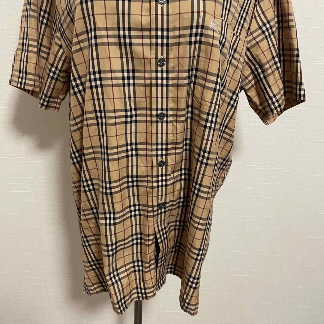 BURBERRY バーバリー　シャツ　ノバチェック 半袖 シャツ Lサイズ