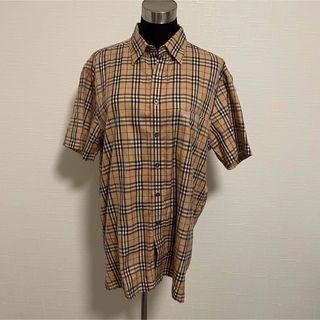 バーバリー(BURBERRY)のBURBERRY バーバリー　シャツ　ノバチェック 半袖 シャツ Lサイズ(シャツ)