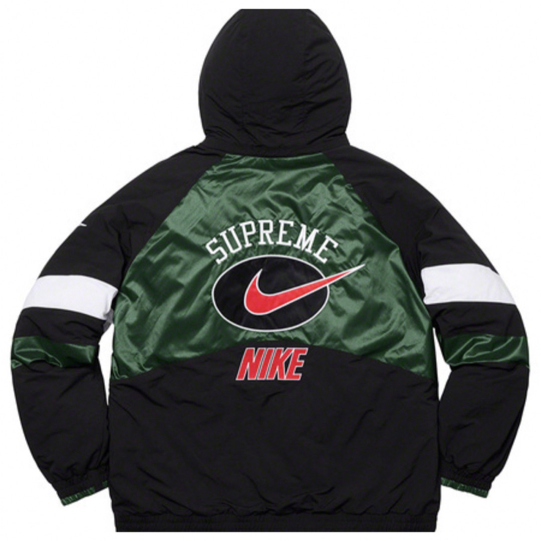 入札困難　希少サイズ美品管理Supreme×NikeHoodedJacket Lトラヴィススコット