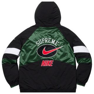 入札困難　希少サイズ美品管理Supreme×NikeHoodedJacket L