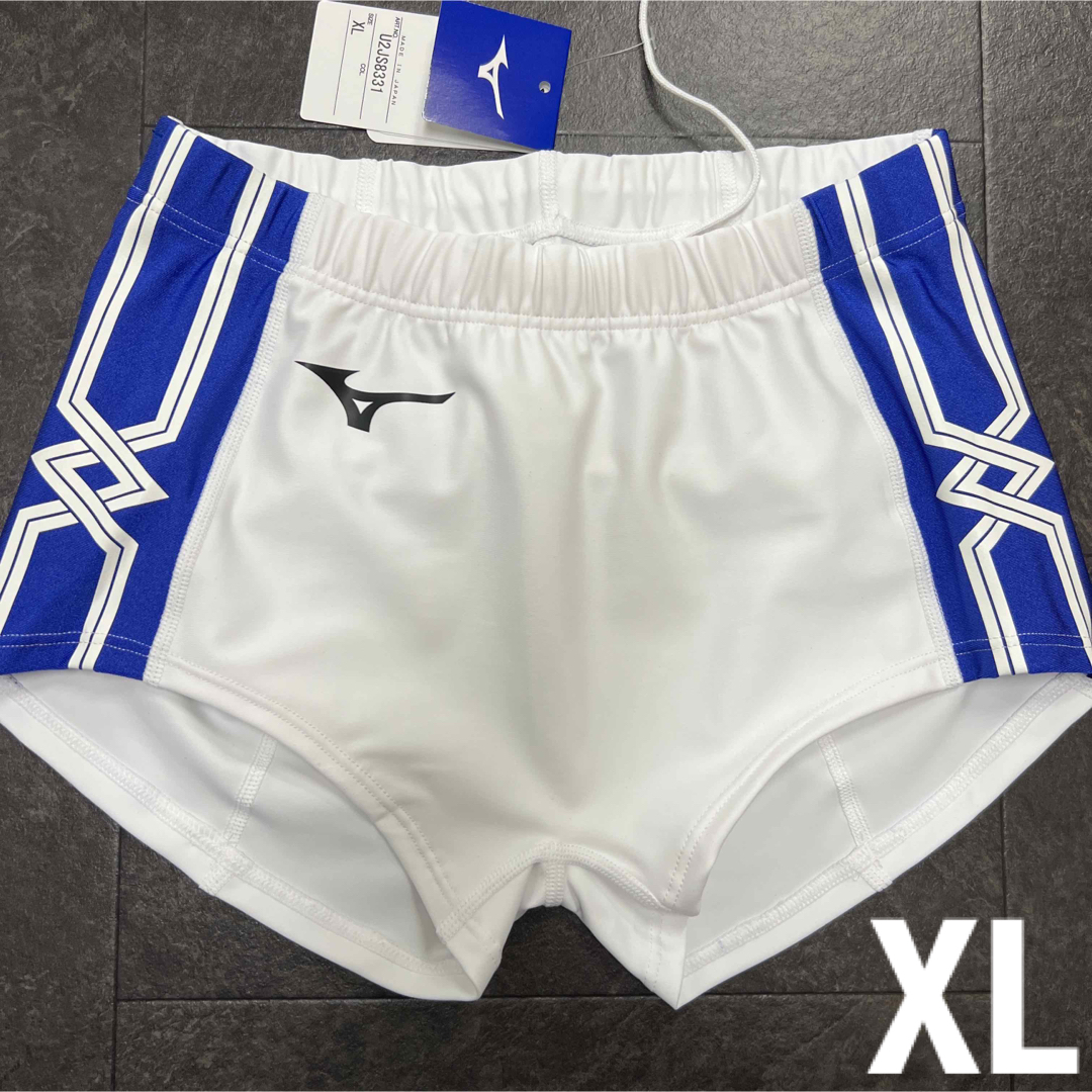 ミズノ　女子陸上レーシングショーツ　XLサイズ　サーフブルー×ホワイト　新品