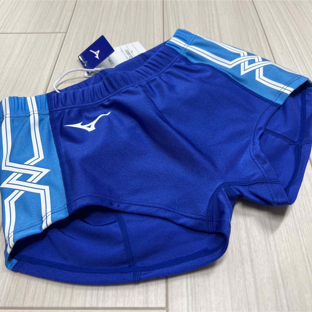 ミズノ 女子陸上レーシングショーツ XLサイズ サーフブルー×サックスブルー