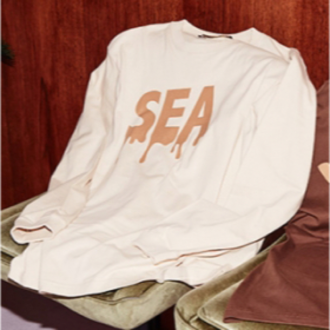 WIND AND SEA(ウィンダンシー)の【WIND AND SEA】明治コラボ　ロングスリーブティーシャツ メンズのトップス(Tシャツ/カットソー(七分/長袖))の商品写真