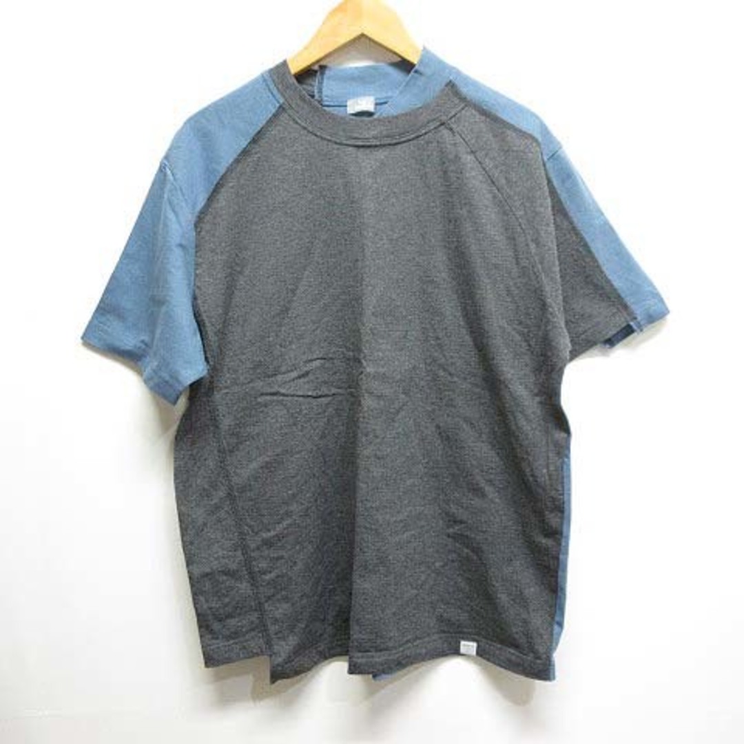 カラーkolor / BEACON 美品 半袖 切替え Tシャツ カットソー 1