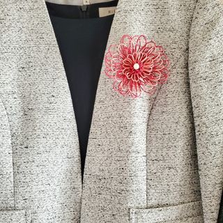 お花のブローチ【ハンドメイド】(その他)