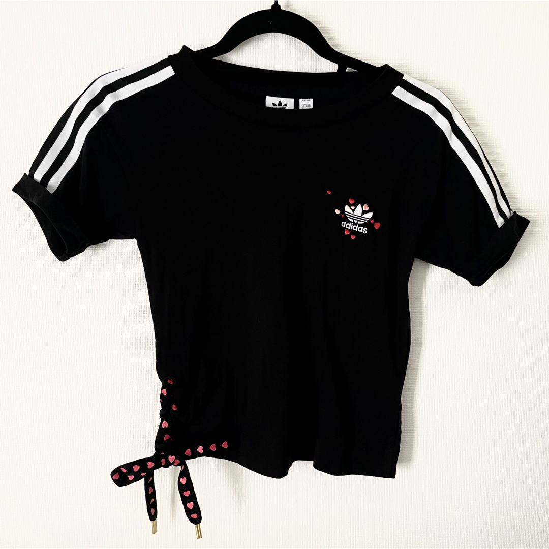 adidas(アディダス)のadidas ハートリボンtシャツ レディースのトップス(Tシャツ(半袖/袖なし))の商品写真