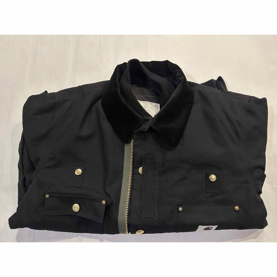 sacai(サカイ)のSacai Carhartt MA-1 Jacket Michigan ブラック メンズのジャケット/アウター(ブルゾン)の商品写真