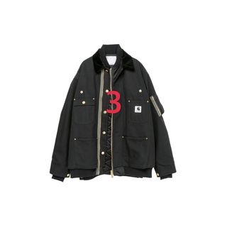 サカイ(sacai)のSacai Carhartt MA-1 Jacket Michigan ブラック(ブルゾン)