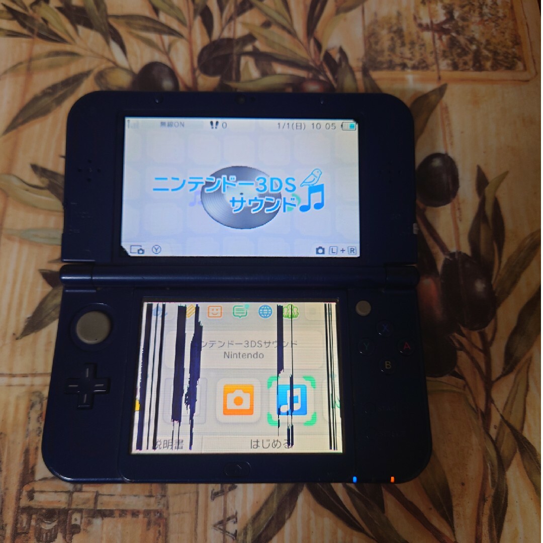 ニンテンドー3DS(ニンテンドー3DS)のNintendo NEW ニンテンドー 3DS LL メタリックブルー本体 エンタメ/ホビーのゲームソフト/ゲーム機本体(携帯用ゲーム機本体)の商品写真