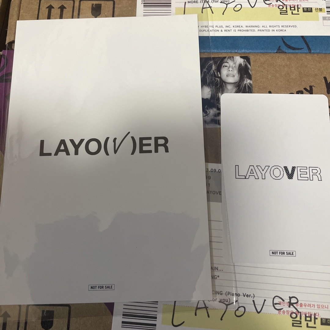 防弾少年団(BTS)(ボウダンショウネンダン)のBTS V solo Album 'Layover' ユニバーサルミュージック エンタメ/ホビーのCD(K-POP/アジア)の商品写真