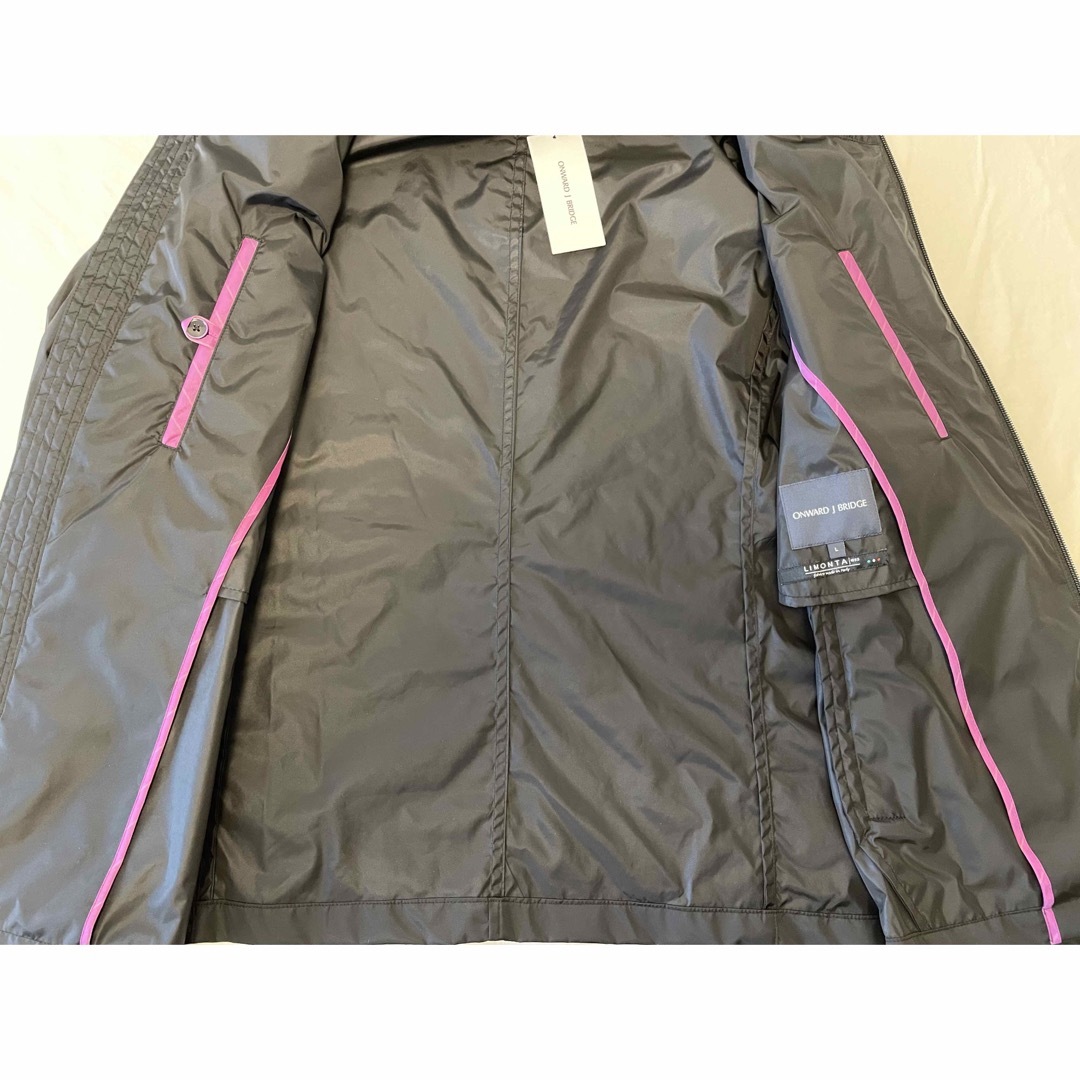 新品 オンワード J BRIDGE L黒 日本製 リモンタ マウンテンパーカー