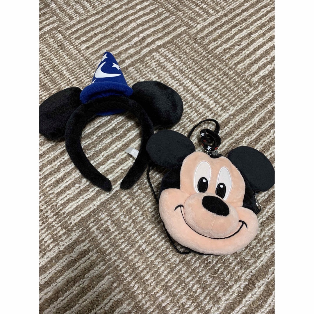 Disney(ディズニー)のミッキーカチューシャ・パスケース入れ エンタメ/ホビーのおもちゃ/ぬいぐるみ(キャラクターグッズ)の商品写真