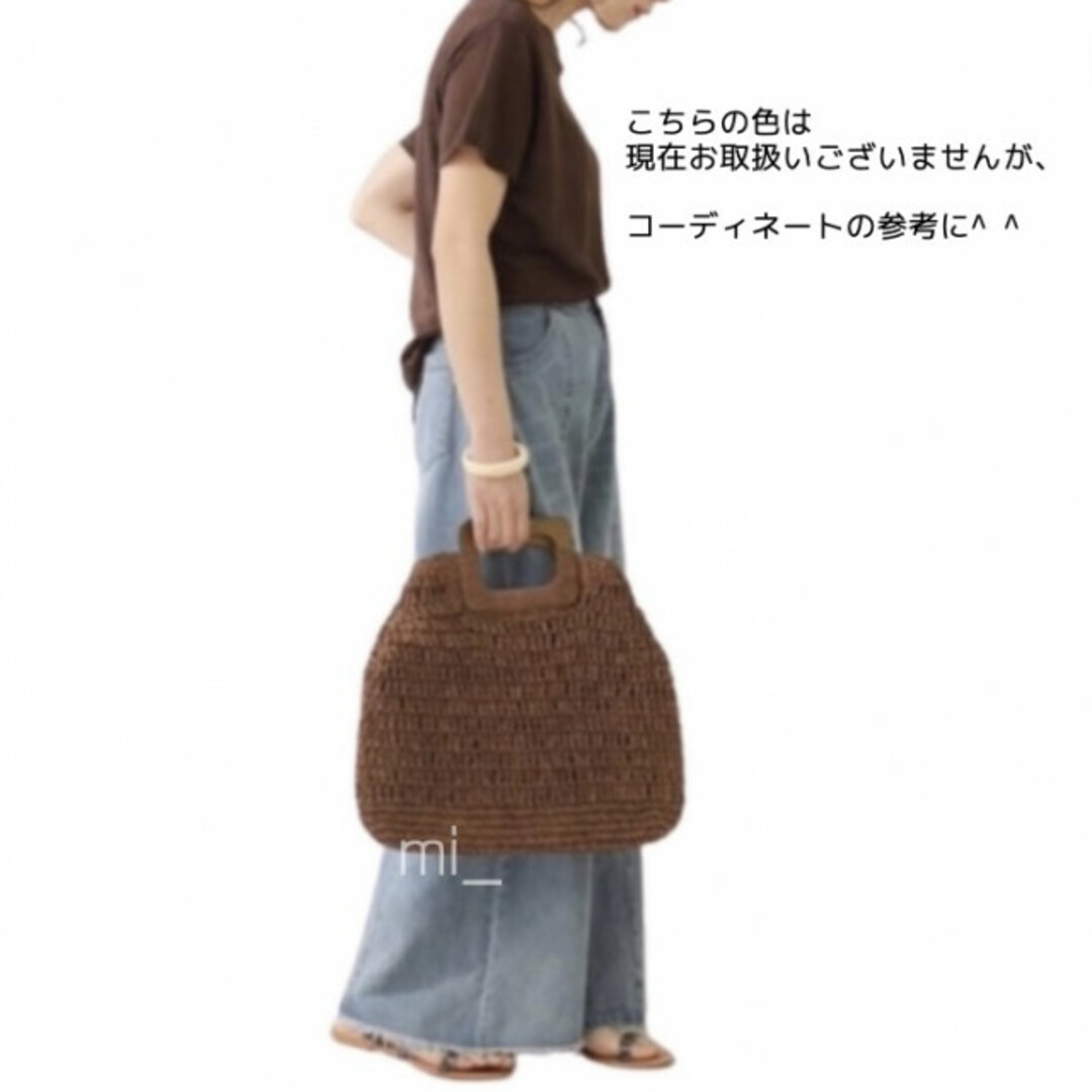 バンブー カゴバッグ トート 茶色 ブラウン プチプラ 人気 韓国 レディース