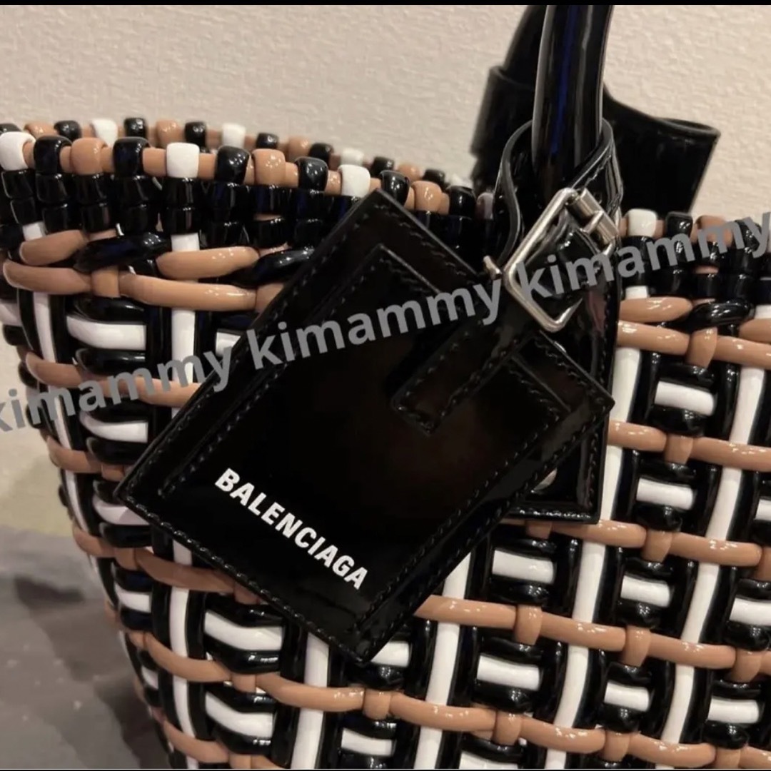 Balenciaga(バレンシアガ)のバレンシアガ BALENCIAGA BISTRO XS／ビストロ レディースのバッグ(かごバッグ/ストローバッグ)の商品写真