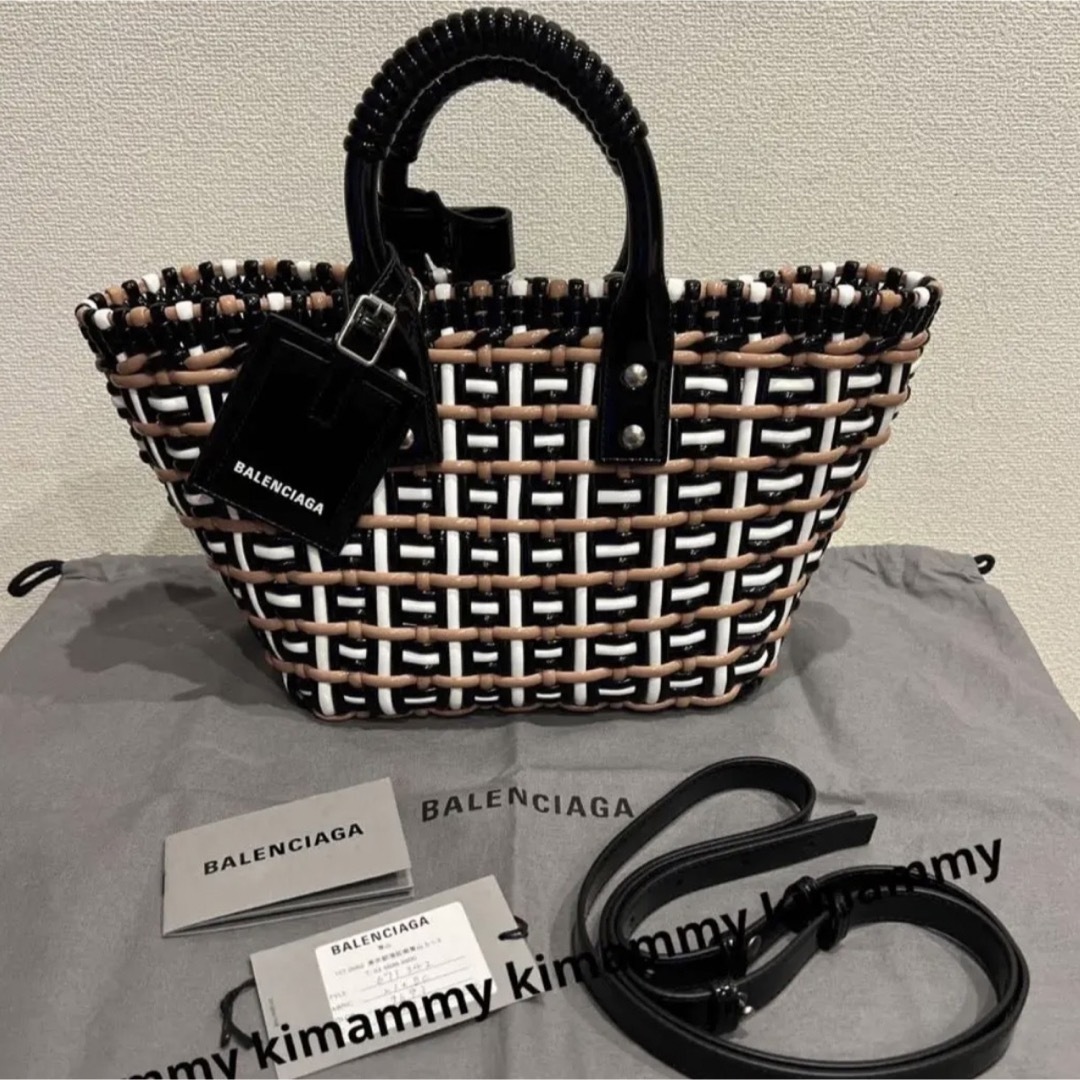 Balenciaga(バレンシアガ)のバレンシアガ BALENCIAGA BISTRO XS／ビストロ レディースのバッグ(かごバッグ/ストローバッグ)の商品写真