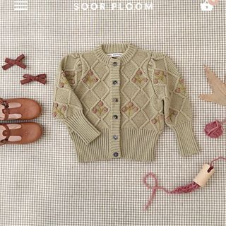 ソーアプルーム(SOOR PLOOM)のsoor ploom Hilma Cardigan Maize 6y(カーディガン)