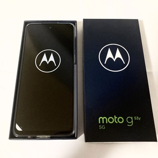 Motorola - 【新品未使用】MOTOROLA moto g53y 5G インクブラック