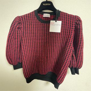 RED VALENTINO - レッドヴァレンティノ パフスリーブニット ハート ...