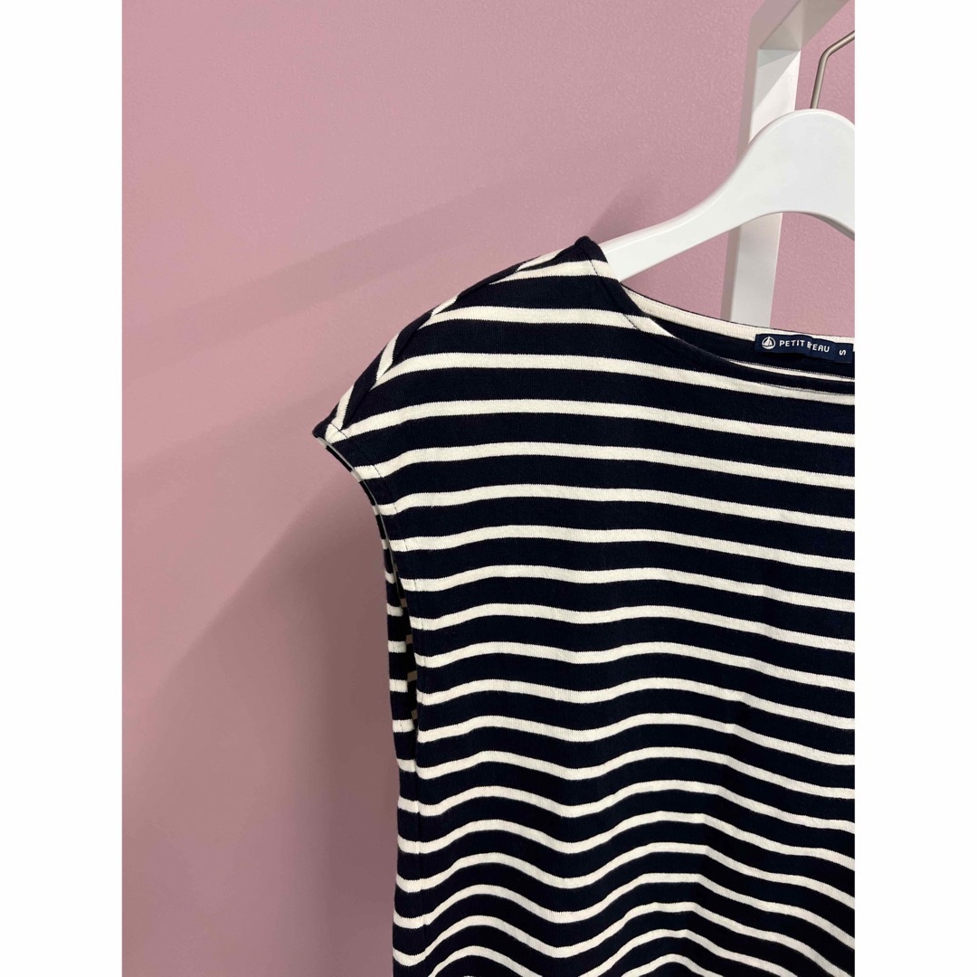 PETIT BATEAU(プチバトー)のPETIT BATEAU プチバトー　ボーダーTシャツ レディースのトップス(Tシャツ(半袖/袖なし))の商品写真