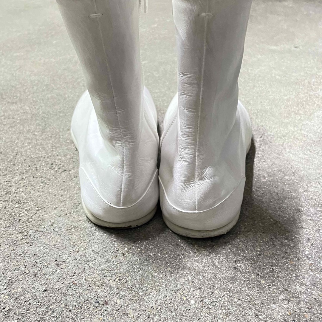 maison margiela メゾンマルジェラ 足袋ブーツ 白 ペンキ 39-