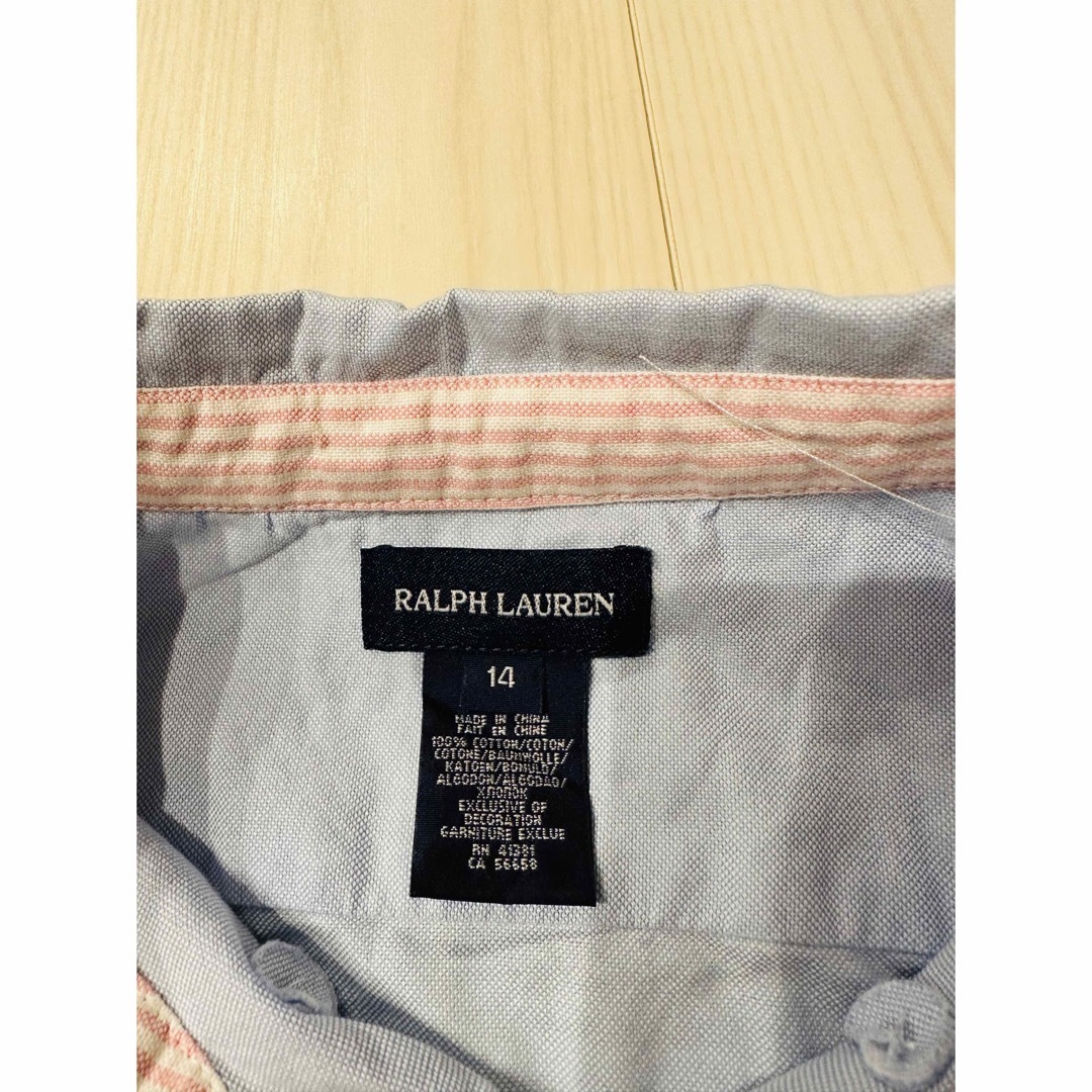 ラルフローレン ワンポイント 刺繍ロゴ 長袖 シャツ　Ralph Lauren