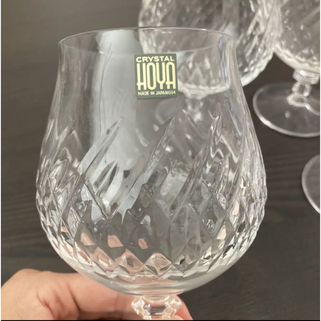HOYA ホヤ　ワイングラス　ブランデーグラス　クリスタルグラス インテリア/住まい/日用品のキッチン/食器(グラス/カップ)の商品写真
