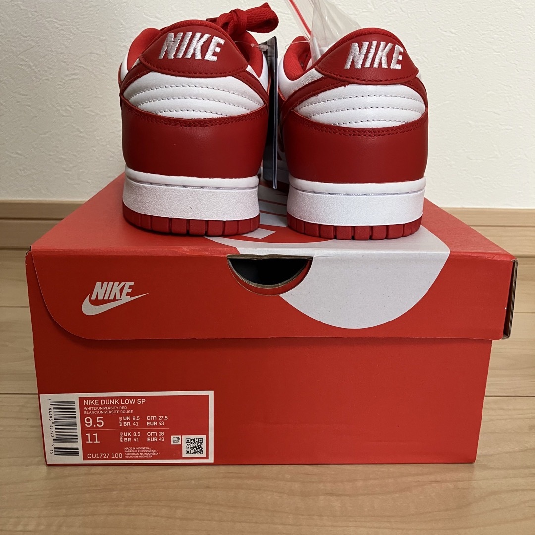 NIKE - Nike Dunk Low ナイキ ダンク ロー ユニバーシティレッドの通販