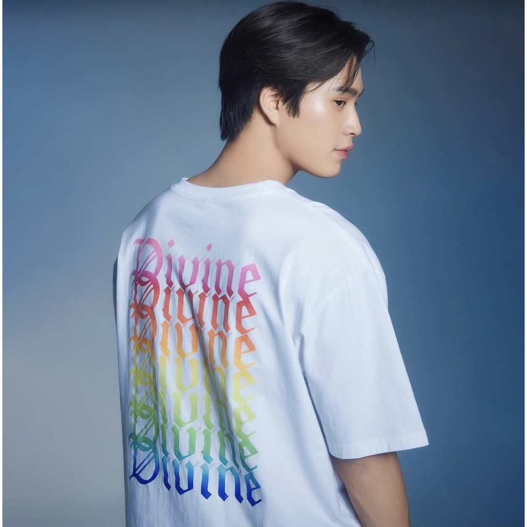 新品☆DIVINE新作Tシャツ白S gmmtv GeminiFourth - アイドル