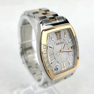 □【美品稼働品】SEIKO ルキアヤセ 3000本限定 トノー 13Pダイヤ