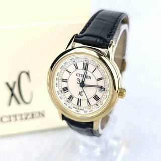 CITIZEN - □【ほぼ新品】CITIZEN クロスシー ラウンド ローマン