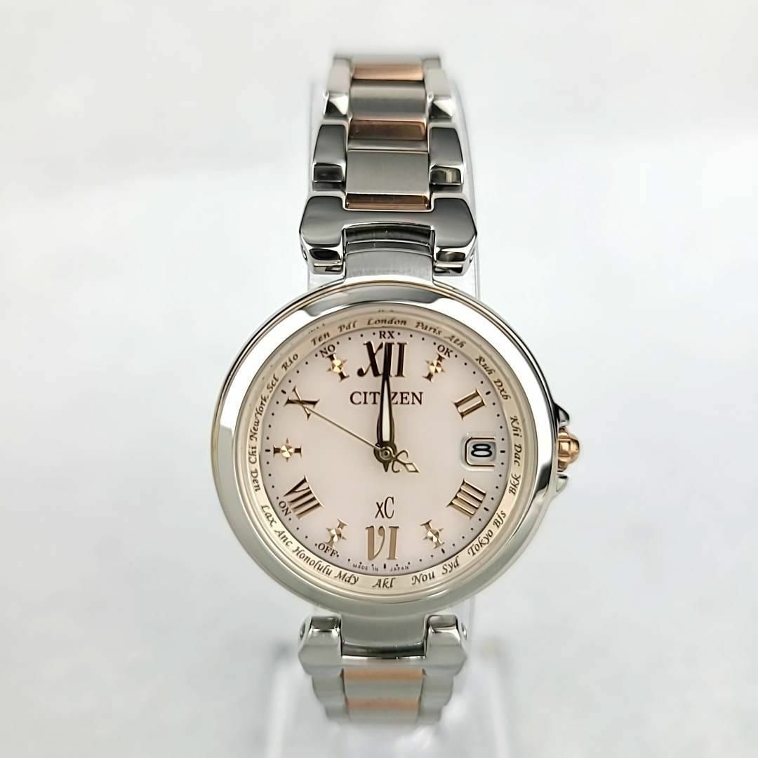 □【ほぼ新品】CITIZEN ハッピーフライト ローマン ラウンド- □【ほぼ新品】CITIZEN ハッピーフライト ローマン ラウンド-