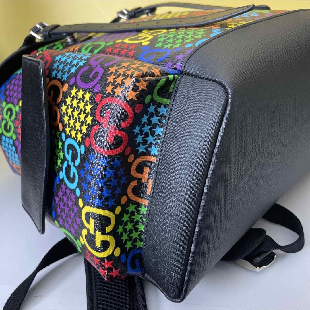 Gucci(グッチ)のGucci 極美品 GG バックパック サイケデリック マルチ リュック グッチ メンズのバッグ(バッグパック/リュック)の商品写真