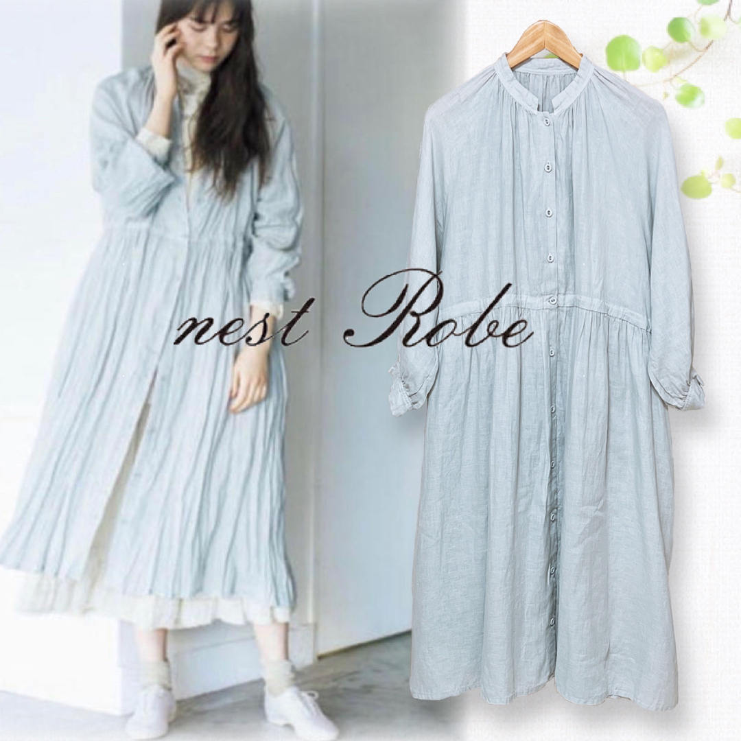 nest Robe - 大人気!nest Robe ネストローブ * リネンギャザー