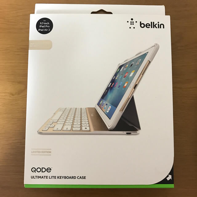 【belkin】9.7インチ iPad Pro Air2対応 キーボードケース スマホ/家電/カメラのスマホアクセサリー(iPadケース)の商品写真