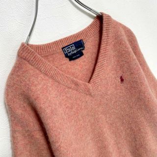 POLO RALPH LAUREN - ポロラルフローレン Vネック ミックスカラー ロゴ