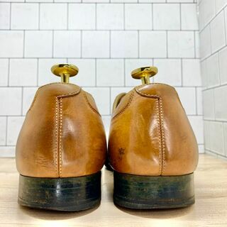 【メンズブランド革靴】42ND　6-1/2cm　人気ホールカット　茶