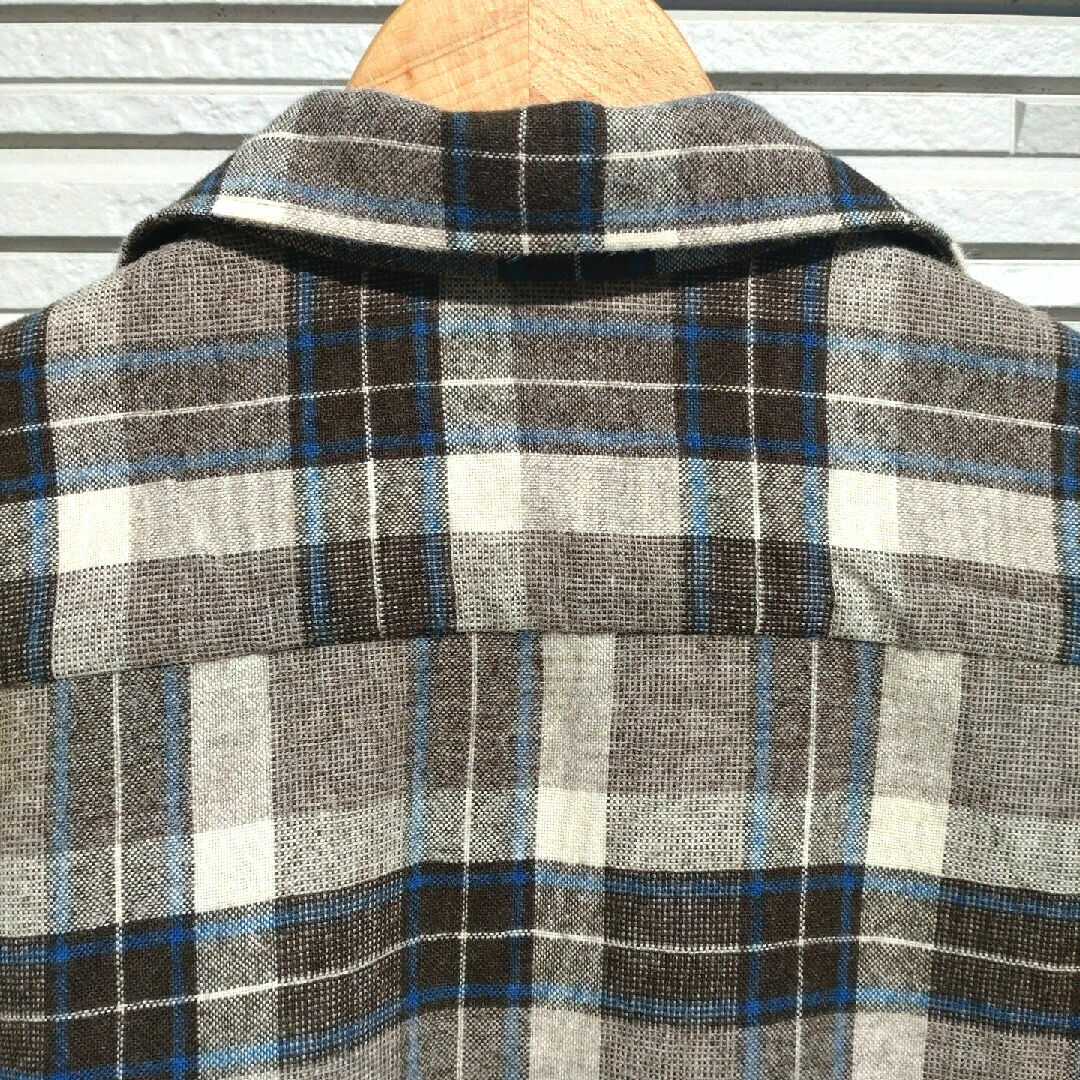 【50'SVintage・TOWN CRAFT】WOOL CHECK SHIRT 4