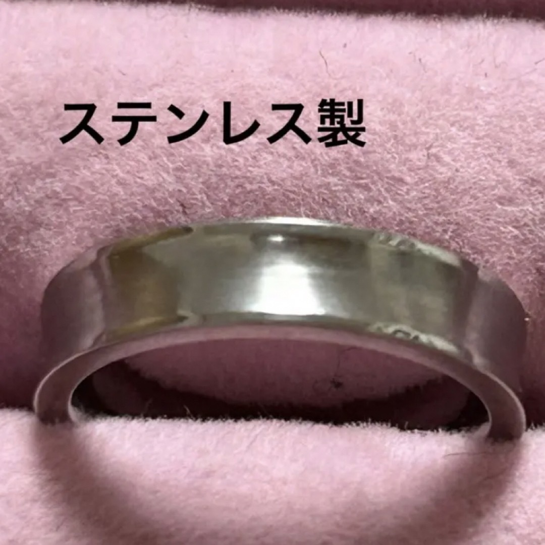 ⑱ステンレス逆甲丸リング レディースのアクセサリー(リング(指輪))の商品写真