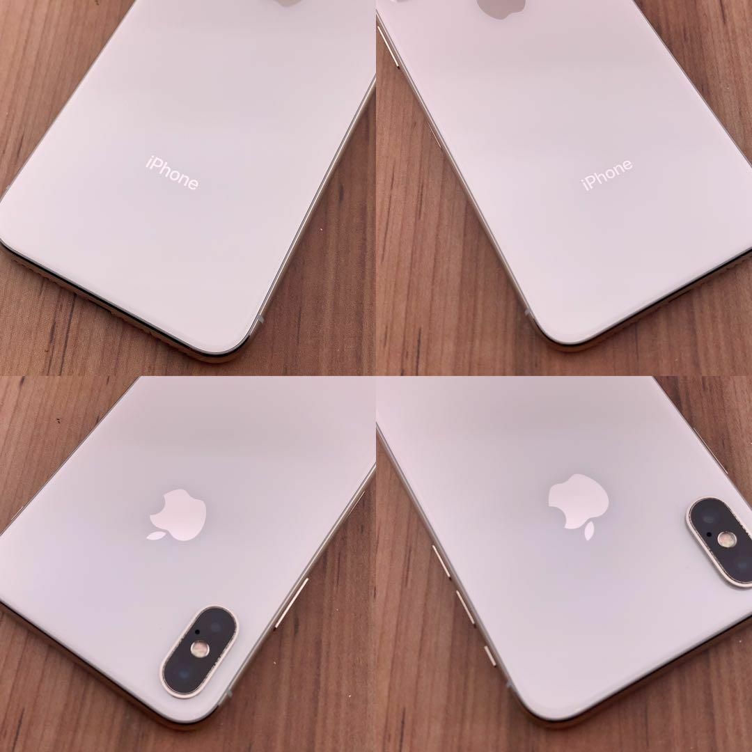 73iPhone X Silver 64 GB SIMフリー本体スマホ/家電/カメラ