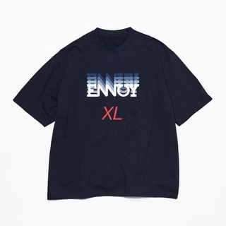 エンノイ　ennoy Tシャツ XL ネイビー(Tシャツ/カットソー(半袖/袖なし))