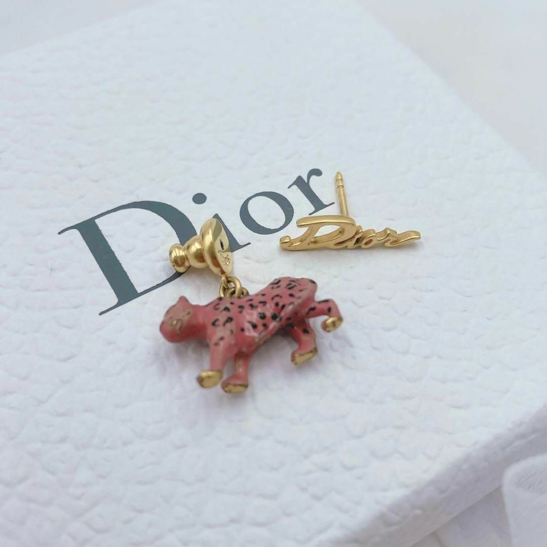 ✨激レア✨ Dior ピアス 片耳用 Dチャームポップ レオパード アニマル