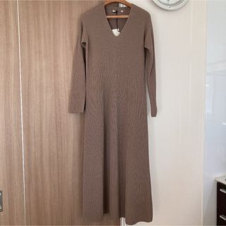 【美品】  AURALEE / オーラリー | 2019AW | SUPER LIGHT WOOL CHECK MAXI ONE-PIECE スーパー ライト ウール チェック マキシ ワンピース | 0 | ブラック | レディース