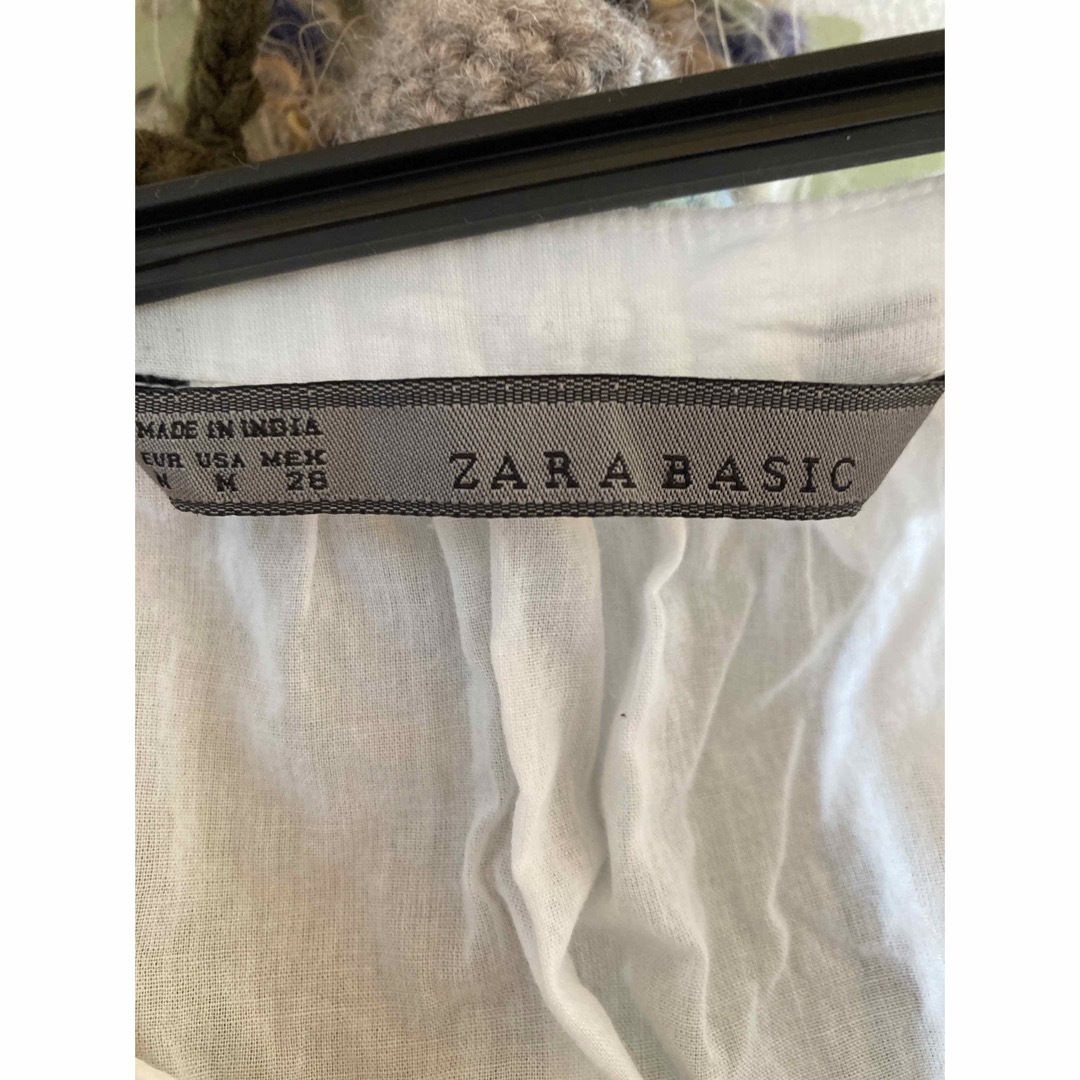 ZARA(ザラ)のZARA BASIC ブラウスM レディースのトップス(シャツ/ブラウス(長袖/七分))の商品写真