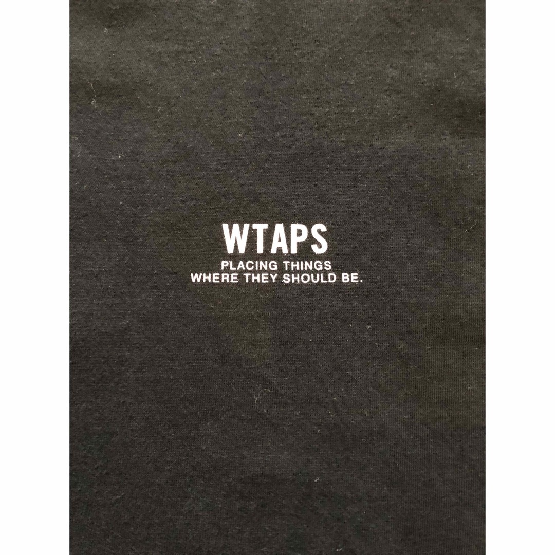ダブルタップス WTAPS ロゴ入りTシャツ 半袖Tシャツ ブラック BLACK 2