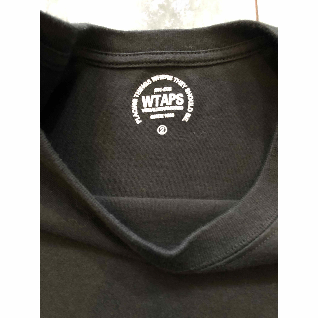 ダブルタップス WTAPS ロゴ入りTシャツ 半袖Tシャツ ブラック BLACK 3