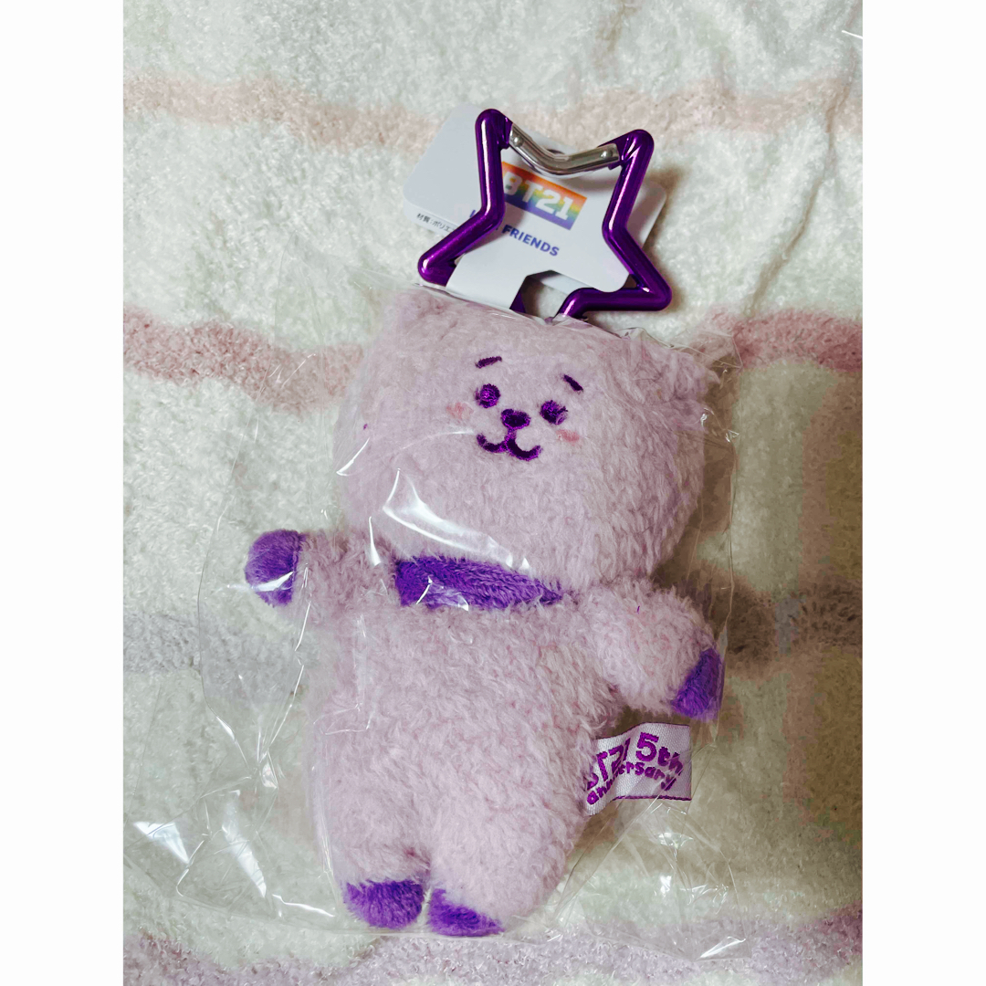 BT21 5周年 レインボーカラー パープル マスコット RJ | フリマアプリ ラクマ